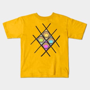 colorful face Kids T-Shirt